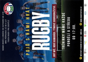 Nábor hráčů a hráček RUGBY do kategorií U6 – U16 Městský stadion SK VOTICE – UMĚLKA