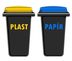 ZMĚNA SVOZU SEPAROVANÉHO ODPADU V MĚSÍCI ZÁŘÍ - PLAST + PAPÍR